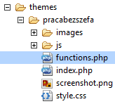 stworzenie pliku functions.php